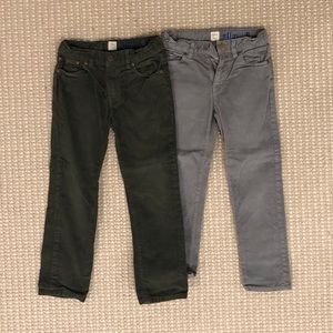 Two pairs of crewcuts boys corduroys, size 6